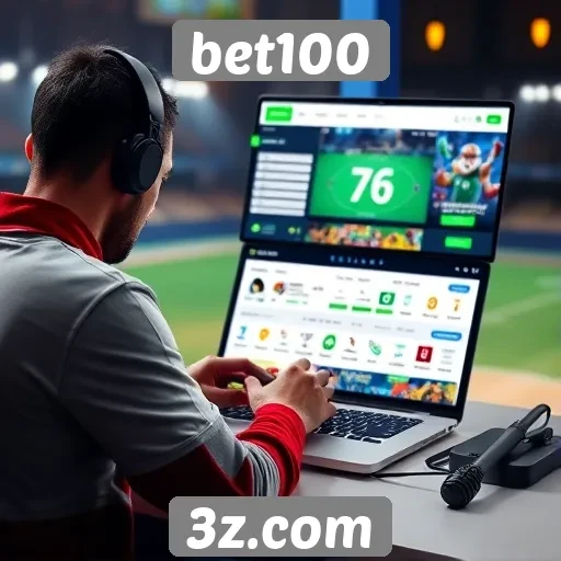 Experiência do usuário no site de jogos bet100