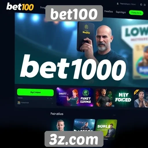 Interface do usuário no bet100 é intuitiva